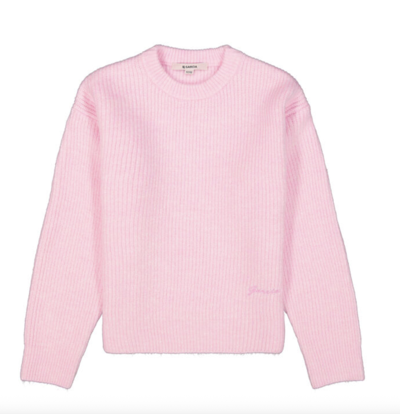 Garcia - Rosa flauschiger Pullover
